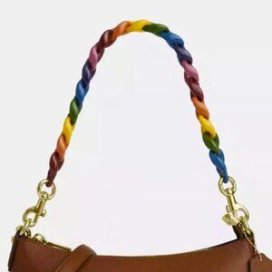 Coach STRAP ONLY - Rainbow Strap from a Charlotte Shoulder Bag--NWOT